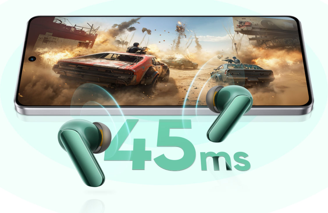 Наушники TWS Realme Buds Air 7 Pro Metallic Grey — фото 3