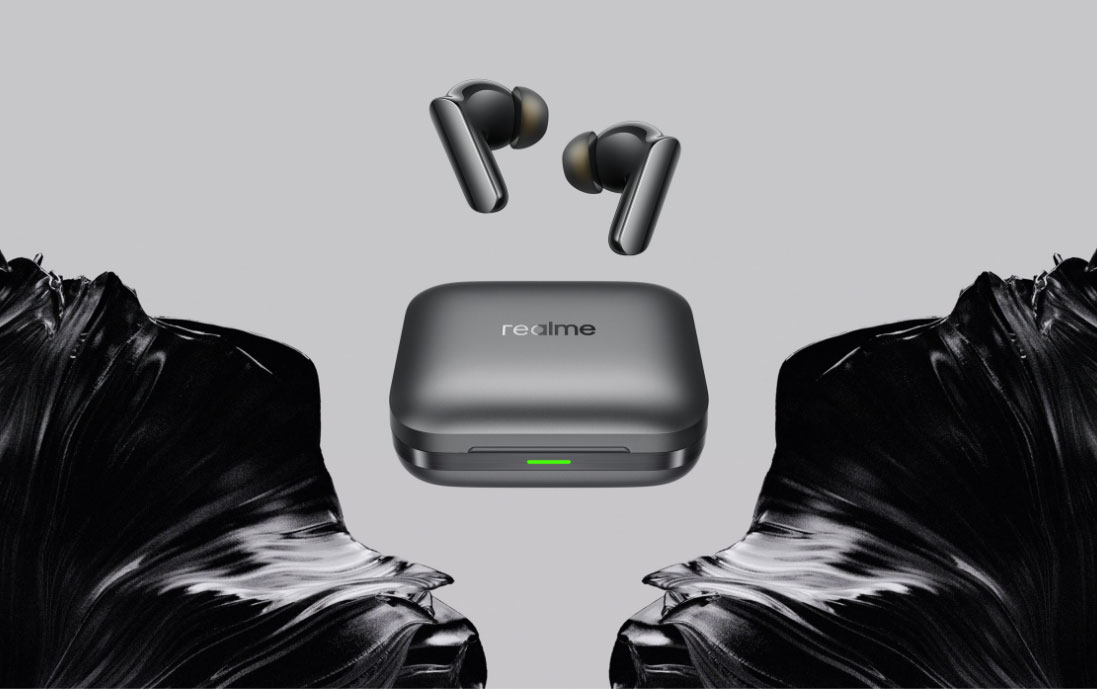 Наушники TWS Realme Buds Air 7 Pro Metallic Grey — фото 9